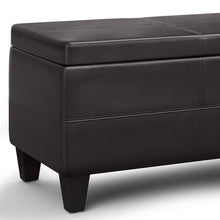 Load image into Gallery viewer, Avalon - Lift Top Rectangular Storage Ottoman - Tanners Brown