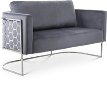 Load image into Gallery viewer, Casa - Loveseat with Chrome Legs