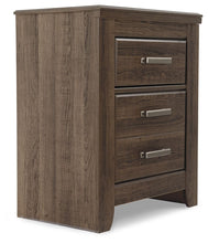 Load image into Gallery viewer, Juararo - Two Drawer Night Stand - Dark Brown