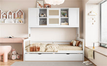 Load image into Gallery viewer, Daybed And All In One Cabinet And Shelf