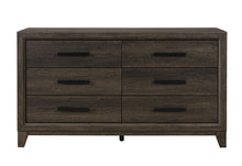 Load image into Gallery viewer, Harmony - 5 Piece King Bedroom Set (Bed, Dresser & Mirror, Nightstand, Chest) - Dark Brown