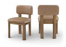 Load image into Gallery viewer, Paloma - Vegan Leather Upholstered Dining Chair (Set of 2) - Brown Frame
