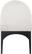 Load image into Gallery viewer, Waldorf - Chenille Dining Arm Chair With Black Legs