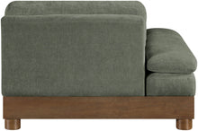 Load image into Gallery viewer, Turin - Chenille Fabric Upholstered Modular Arm Chair - Walnut Base