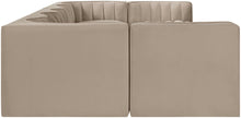 Load image into Gallery viewer, Rummi - Velvet Performance Fabric Upholstered 7 Piece Modular Sectional (With 2 Corner Chairs)