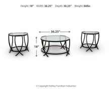 Load image into Gallery viewer, Tarrin - Occasional Table Set (Set of 3) - Black