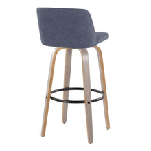 Load image into Gallery viewer, Toriano - Fixed Height Contemporary Barstool With Swivel With Round Footrest (Set of 2)