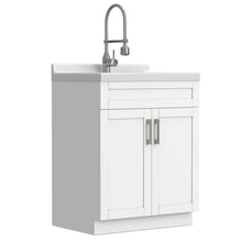 Load image into Gallery viewer, Hennessy - Deluxe Laundry Utility Sink And Cabinet