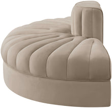 Load image into Gallery viewer, Rummi - Velvet Performance Fabric Upholstered 2 Piece Rounded Modular Loveseat