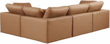 Load image into Gallery viewer, Comfy - 4 Piece Faux Leather Modular Sectional