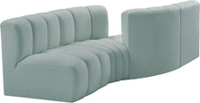Load image into Gallery viewer, Arc - Faux Leather 4 Piece Sofa