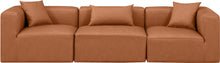 Load image into Gallery viewer, Cube - Modular 3 Piece Sofa - Cognac