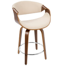 Load image into Gallery viewer, Curvini - Mid Century Modern Counter Stool (Set of 2)