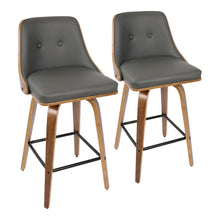 Load image into Gallery viewer, Gianna - Mid Century Modern Counter Stool (Set of 2)