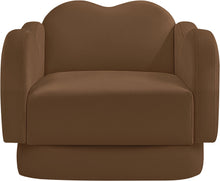 Load image into Gallery viewer, Bloom - Velvet Chair - Saddle