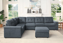 Load image into Gallery viewer, Isla - Fabric Sectional Sofa With Ottoman