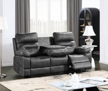 Load image into Gallery viewer, U170 - Motion Sofa With Dropdown Table - Gray