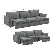 Load image into Gallery viewer, Eaden - Power Sofa With Sleeper - Gray
