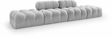 Load image into Gallery viewer, Ames - 4 Piece Boucle Upholstered Modular Sofa With 2 Backless Seats