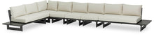 Load image into Gallery viewer, Maldives - 6 Piece Water Resistant Outdoor Patio Modular Sectional With Gray Base