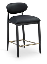 Load image into Gallery viewer, Riccio - Stool - Black And Gold Frame