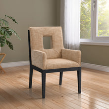 Load image into Gallery viewer, Gwendolyn - Dining Arm Chair With Black Frame