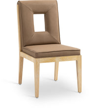 Load image into Gallery viewer, Gwendolyn - Faux Leather Dining Side Chair With Natural Frame (Set of 2)