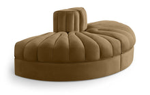 Load image into Gallery viewer, Rummi - Velvet Performance Fabric Upholstered 2 Piece Rounded Modular Loveseat
