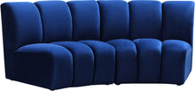 Load image into Gallery viewer, Infinity - 2 Piece Velvet Modular Sectional