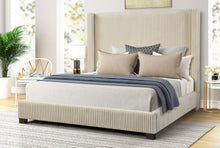 Load image into Gallery viewer, Upholstered Bed, Space-Saving Design