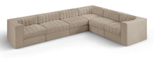 Load image into Gallery viewer, Rummi - Velvet Performance Fabric Upholstered 6 Piece Modular Sectional (With 3 Corner Chairs)