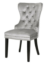 Load image into Gallery viewer, Galaxy Home Erica Wood Legs Dining Chair (Set of 2) in Light Grey