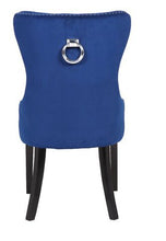 Load image into Gallery viewer, Galaxy Home Erica Wood Legs Dining Chair (Set of 2) in Blue