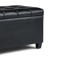 Load image into Gallery viewer, Sienna - Upholstered Storage Ottoman Bench