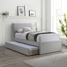 Load image into Gallery viewer, Myles - Linen Twin Trundle Bed