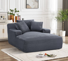 Load image into Gallery viewer, Cloudline - Oversized Chaise Lounge, Modern Comfy Couch With Full Foam Cushioning, Cozy Sleeper Sofabed