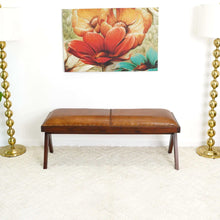 Load image into Gallery viewer, Chad - Bench - Brown / Tan