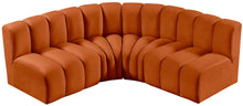 Load image into Gallery viewer, Arc - Velvet 4 Piece Corner Modular Sofa