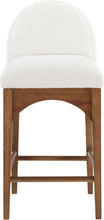 Load image into Gallery viewer, Waldorf - Boucle Stool With Brown Legs