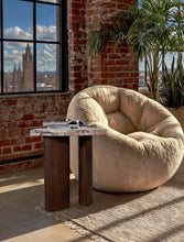 Load image into Gallery viewer, Puglia - Marble Top And Oak Wood Base Table