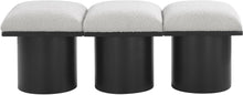Load image into Gallery viewer, Pavilion - 3 Piece Modular Bench With Black Base