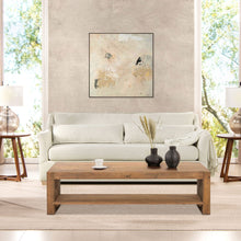 Load image into Gallery viewer, Ada - Flared Arm Contemporary Sofa With Lumbar Pillows - Flax White