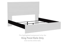 Load image into Gallery viewer, Belachime - King Panel Rails - Charcoal