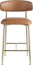 Load image into Gallery viewer, Lupita - Counter Stool With Brushed Gold Frame (Set of 2)