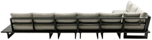 Load image into Gallery viewer, Maldives - 6 Piece Water Resistant Outdoor Patio Modular Sectional With Gray Base