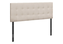 Load image into Gallery viewer, Queen Size, Bed Headboard Only, Upholstered Transitional - Beige