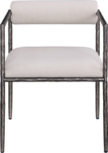 Load image into Gallery viewer, Axis - Linen Textured Beige Fabric Upholstered Dining Chair (Set of 2)