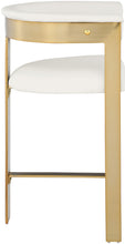 Load image into Gallery viewer, Romeo - Faux Leather Counter Stool With Gold Base (Set of 2)
