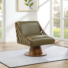 Load image into Gallery viewer, Millwin - Swivel Accent Chair With Brown Base