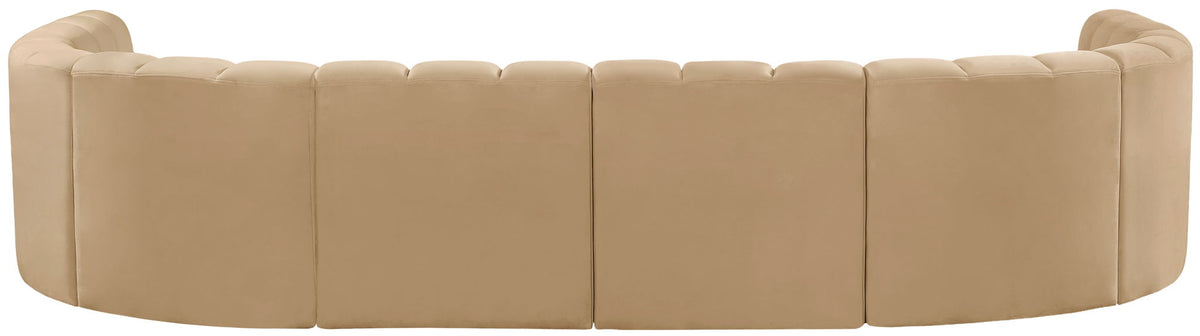 Arc - Velvet Modular U-Shaped Sectional